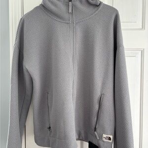 The North Face Light Gray Textured Jacket